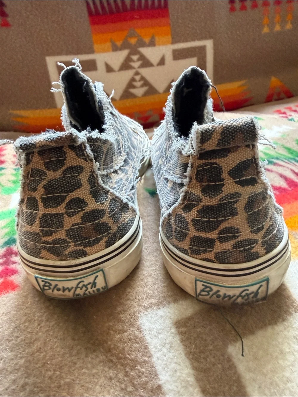 Blowfish Malibu Low-Top Sneakers in animal print